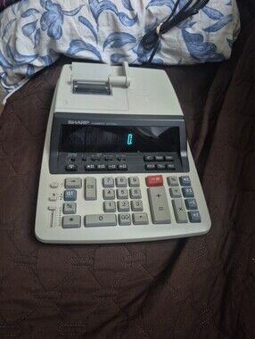 Vintage Sharp Compet QS-2760H Calculator - WORKS GREAT!!